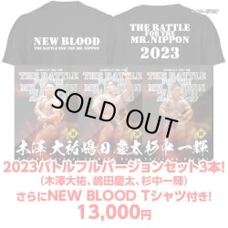 画像1: 2023バトルフルバージョンセット3本！更にNEW BLOOD Tシャツ付き!