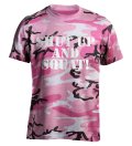 【限定予約販売】S&Sピンクカモフラージュ（文字：白）　Tシャツ