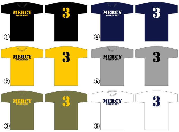 MERCY No.3 Tシャツ