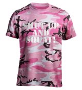 画像: 【限定予約販売】S&Sピンクカモフラージュ（文字：白）　Tシャツ