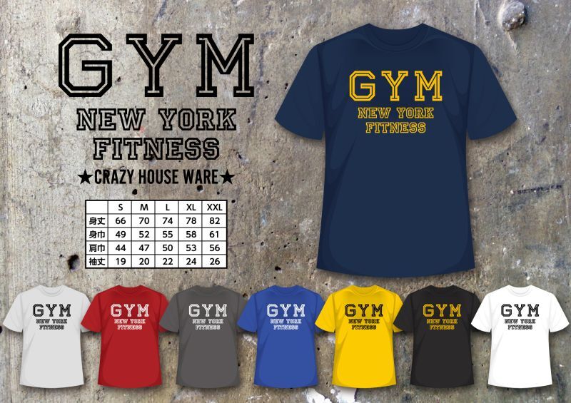 画像1: GYM NEWYORK Tシャツ